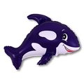 Loonballoon Ocean Ballons, 35. inch FRIENDLY WHALE - BLACK LOON-LAB-LAB231-FM